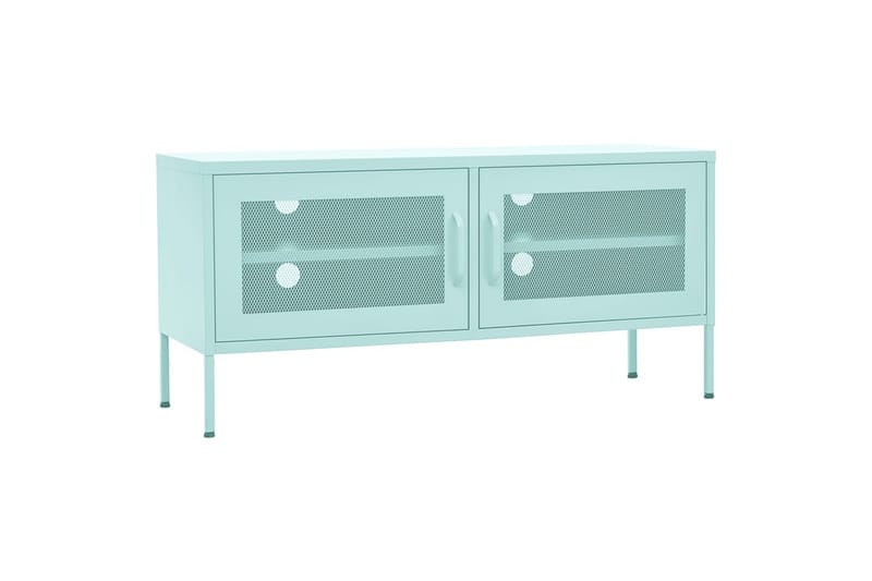 tv-skab 105x35x50 cm stål Mintgrøn - Grøn - Møbler - TV borde & mediemøbler - TV-borde