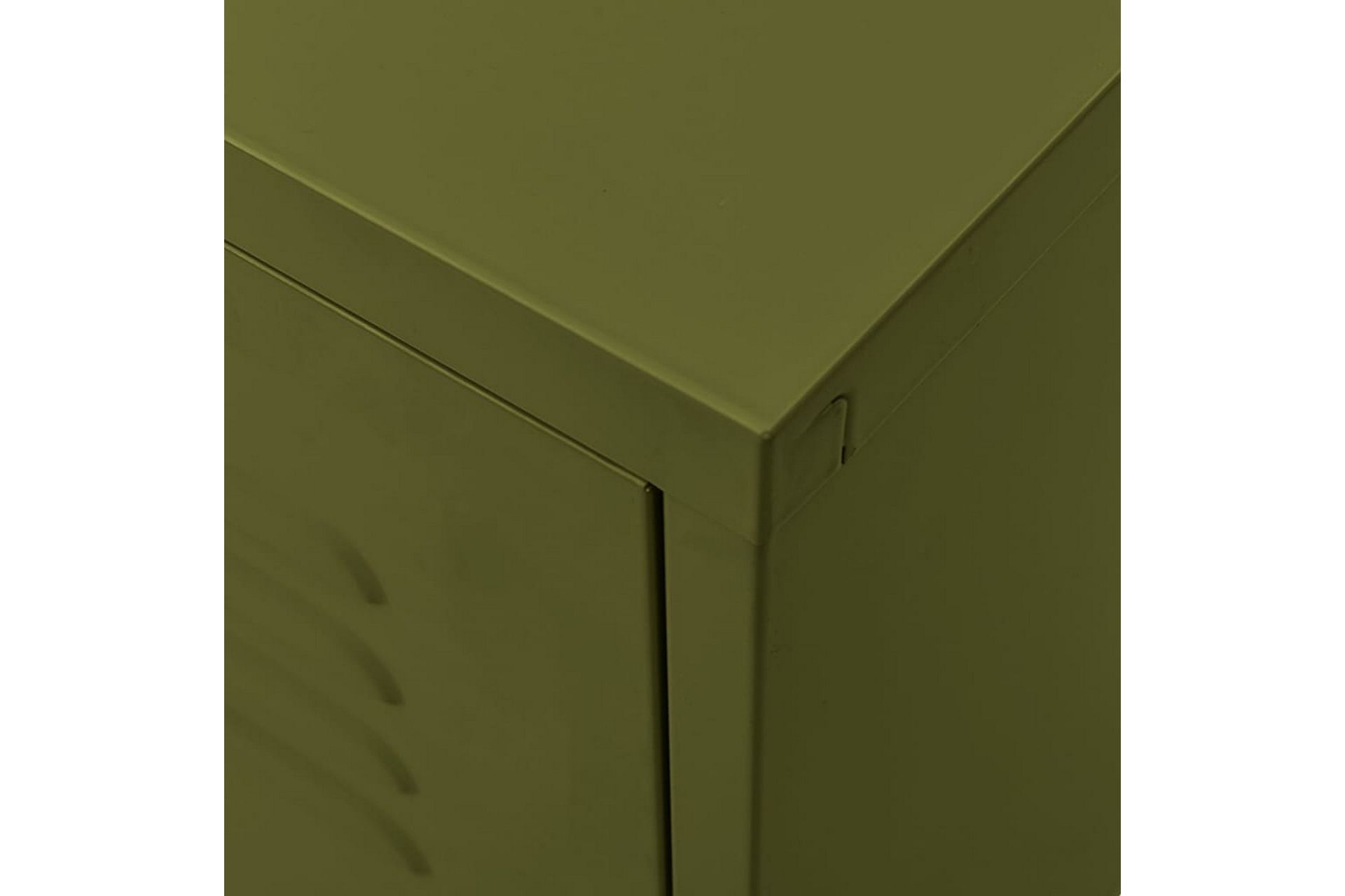 tv-skab 105x35x50 cm stål olivengrøn - Grøn - Møbler - TV borde & mediemøbler - TV-borde