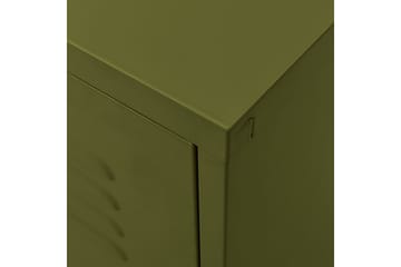 tv-skab 105x35x50 cm stål olivengrøn - Grøn - Møbler - TV borde & mediemøbler - TV-borde