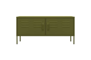 tv-skab 105x35x50 cm stål olivengrøn - Grøn - Møbler - TV borde & mediemøbler - TV-borde