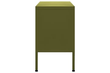 tv-skab 105x35x50 cm stål olivengrøn - Grøn - Møbler - TV borde & mediemøbler - TV-borde