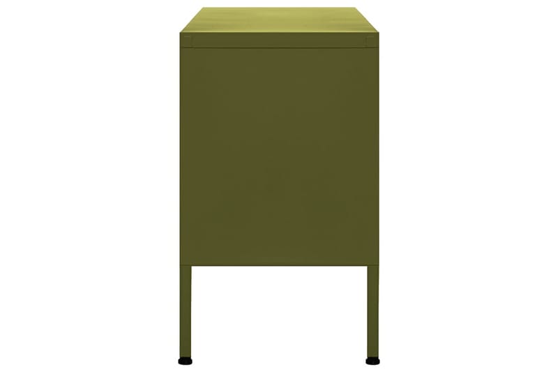 tv-skab 105x35x50 cm stål olivengrøn - Grøn - Møbler - TV borde & mediemøbler - TV-borde