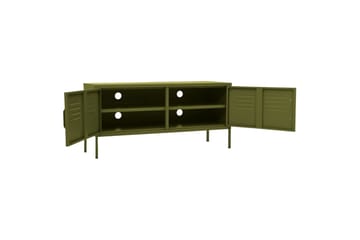 tv-skab 105x35x50 cm stål olivengrøn - Grøn - Møbler - TV borde & mediemøbler - TV-borde