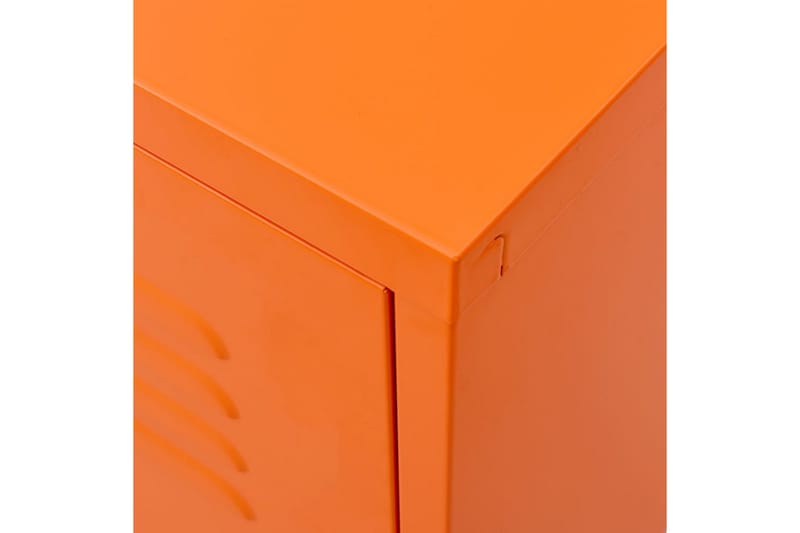 tv-skab 105x35x50 cm stål Orange - Orange - TV-borde