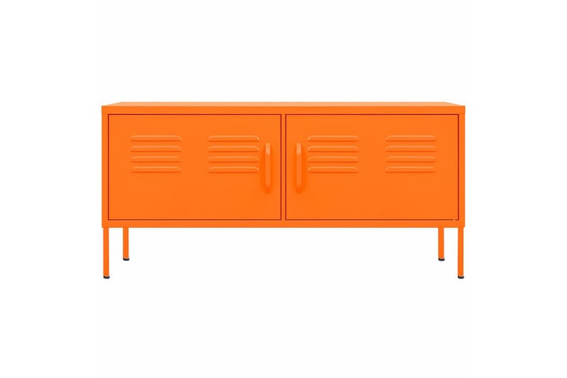 tv-skab 105x35x50 cm stål Orange - Orange - TV-borde