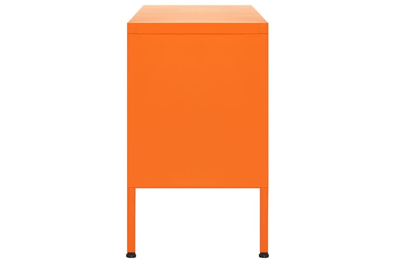 tv-skab 105x35x50 cm stål Orange - Orange - Møbler - TV borde & mediemøbler - TV-borde