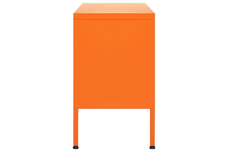 tv-skab 105x35x50 cm stål Orange - Orange - TV-borde