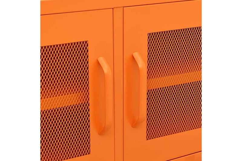 tv-skab 105x35x50 cm stål Orange - Orange - Møbler - TV borde & mediemøbler - TV-borde