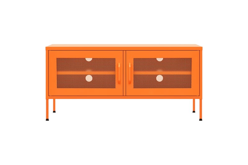 tv-skab 105x35x50 cm stål Orange - Orange - TV-borde