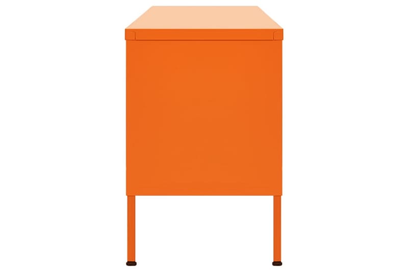 tv-skab 105x35x50 cm stål Orange - Orange - Møbler - TV borde & mediemøbler - TV-borde