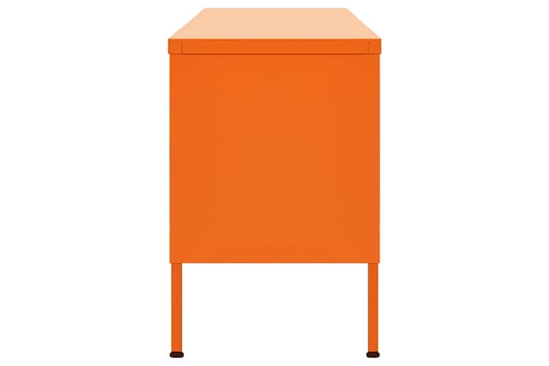 tv-skab 105x35x50 cm stål Orange - Orange - TV-borde