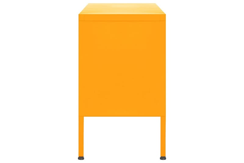 tv-skab 105x35x50 cm stål  Sennepsgul - Gul - Møbler - TV borde & mediemøbler - TV-borde