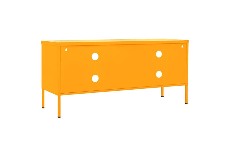 tv-skab 105x35x50 cm stål  Sennepsgul - Gul - Møbler - TV borde & mediemøbler - TV-borde