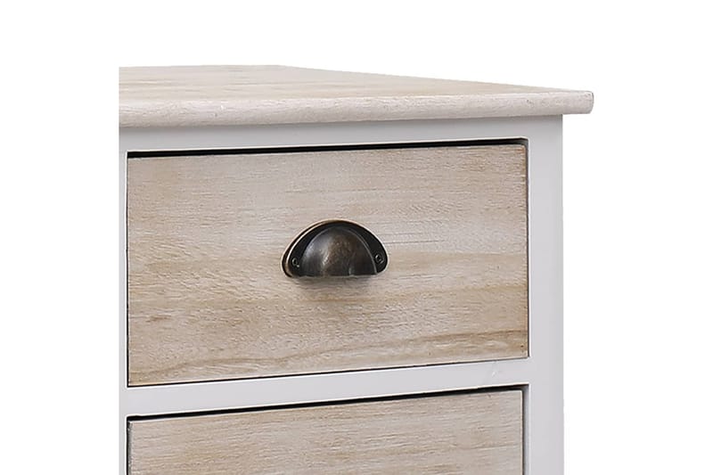 tv-skab 108x30x40 cm massivt kejsertræ - Brun - TV-borde