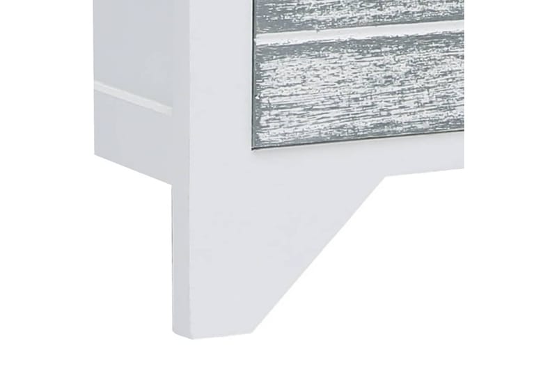 tv-skab 108x30x40 cm massivt kejsertræ - Grå - Møbler - TV borde & mediemøbler - TV-borde