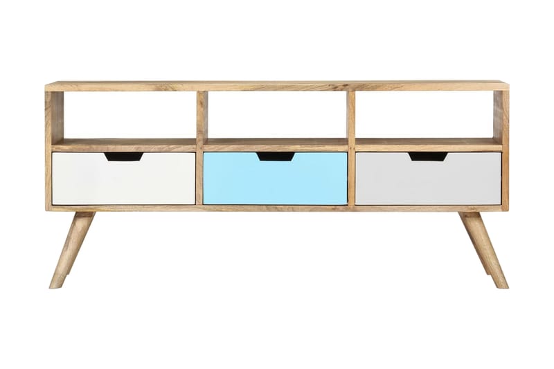 tv-skab 110 x 35 x 48 cm massivt mangotræ - Brun - Møbler - TV borde & mediemøbler - TV-borde