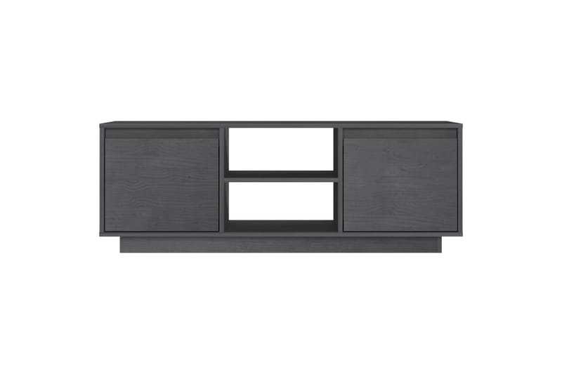 tv-skab 110x30x40 cm massivt fyrretræ grå - Grå - Møbler - TV borde & mediemøbler - TV-borde