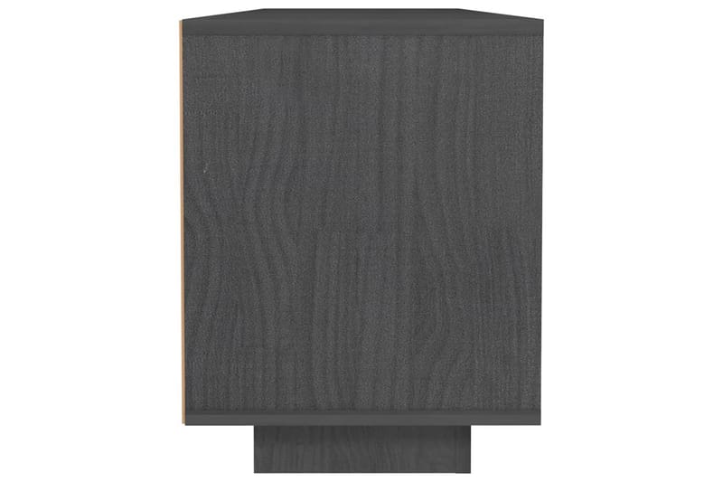 tv-skab 110x30x40 cm massivt fyrretræ grå - Grå - Møbler - TV borde & mediemøbler - TV-borde