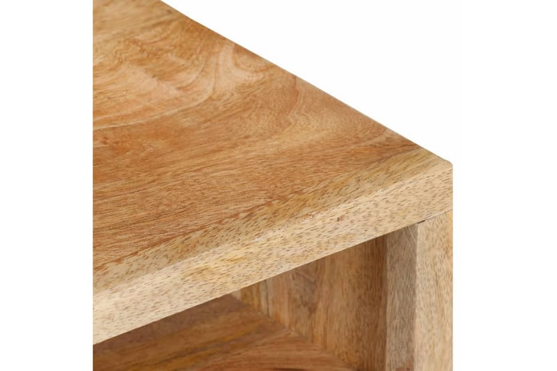 tv-skab 110x30x40 cm massivt mangotræ - Grå - Møbler - TV borde & mediemøbler - TV-borde