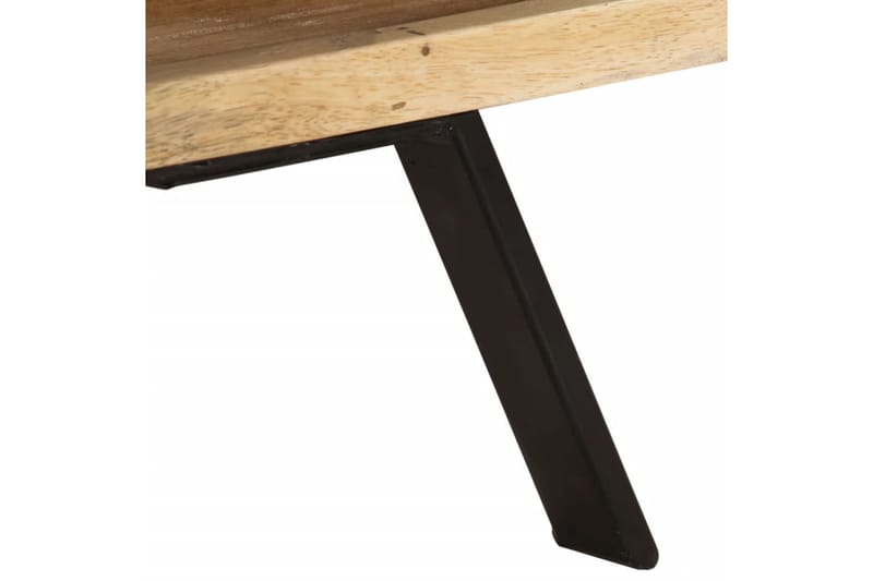 tv-skab 110x30x40 cm massivt mangotræ - Grå - Møbler - TV borde & mediemøbler - TV-borde