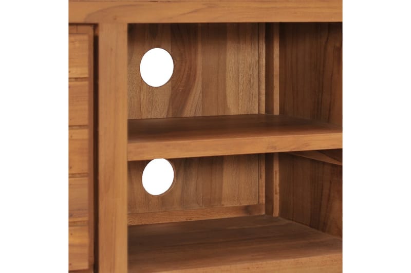 Tv-Skab 110x30x40 cm Massivt Teaktræ - Møbler - TV borde & mediemøbler - TV-borde