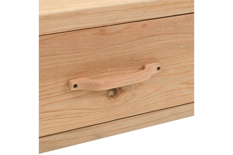 tv-skab 110x33x35 cm massivt fyrretræ - Brun - Møbler - TV borde & mediemøbler - TV-borde