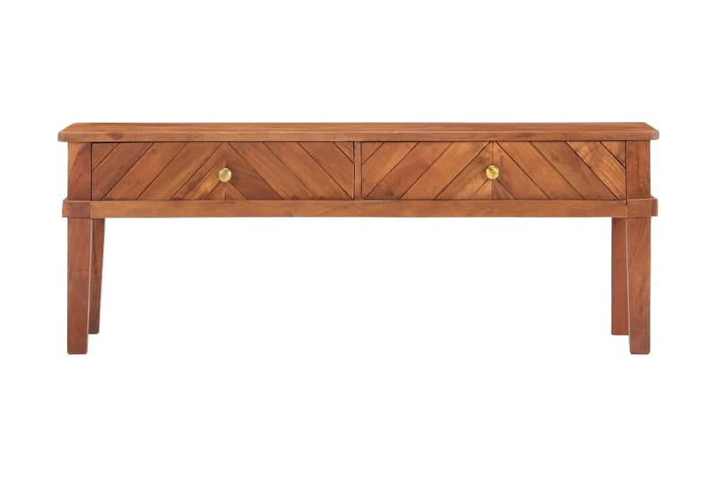 Tv-Skab 110x40x41 cm Massivt Akacietræ - Møbler - TV borde & mediemøbler - TV-borde