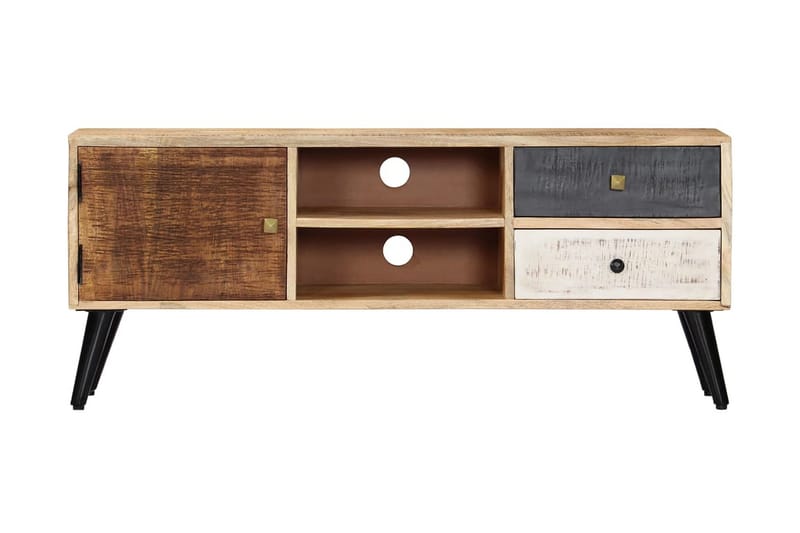 tv-skab 115 x 30 x 47 cm massivt mangotræ - Møbler - TV borde & mediemøbler - TV-borde