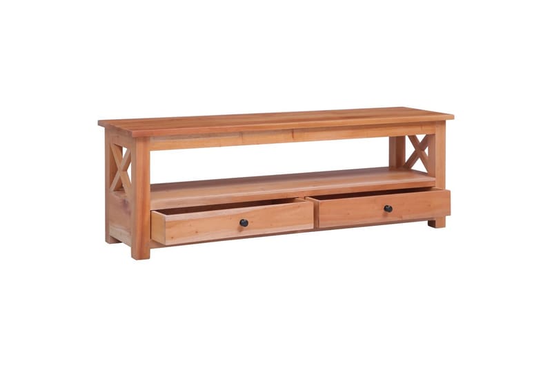 tv-skab 115x30x40 cm massivt mahognitræ - Brun - Møbler - TV borde & mediemøbler - TV-borde