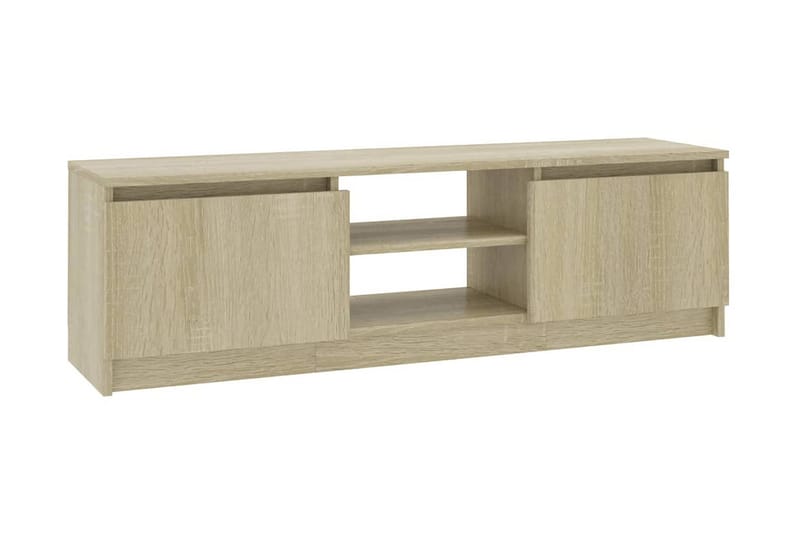 Tv-skab 120 x 30 x 35,5 cm spånplade sonoma-eg - Brun - Møbler - TV borde & mediemøbler - TV-borde