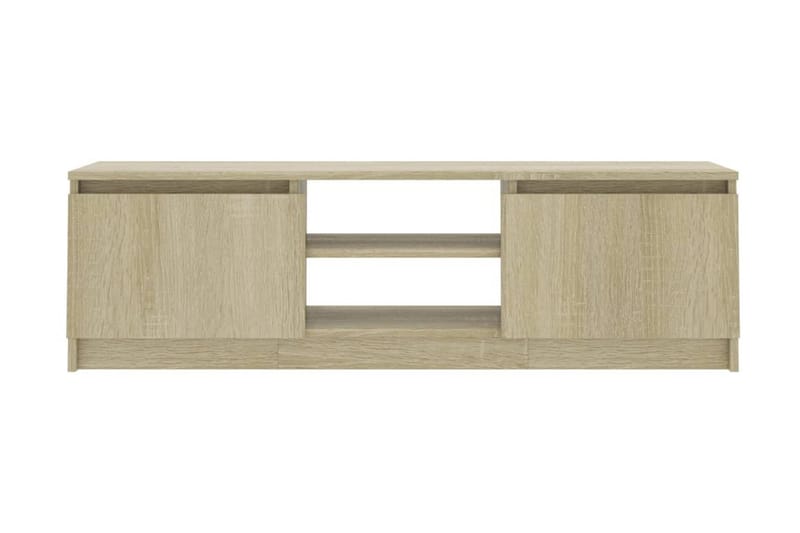 Tv-skab 120 x 30 x 35,5 cm spånplade sonoma-eg - Brun - Møbler - TV borde & mediemøbler - TV-borde