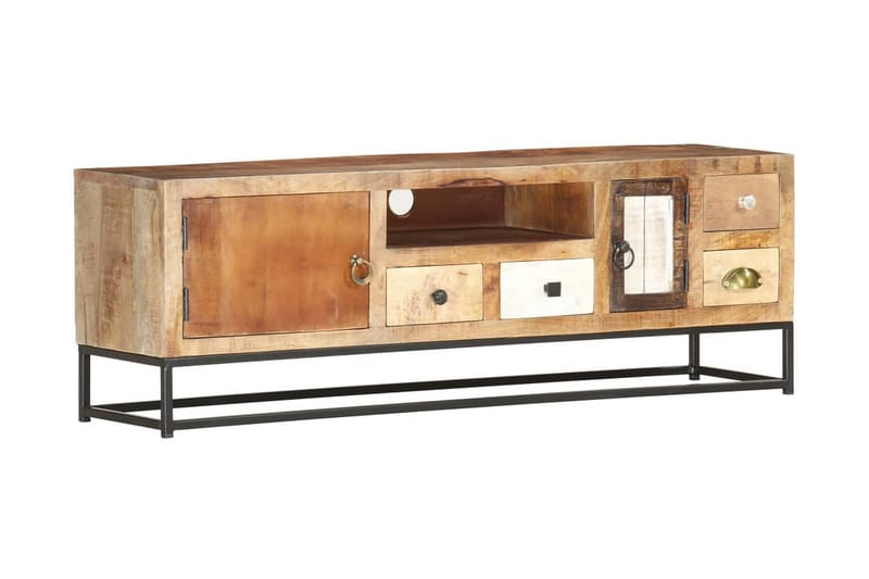 tv-skab 120 x 30 x 40 cm massivt genanvendt træ - Brun - Møbler - TV borde & mediemøbler - TV-borde
