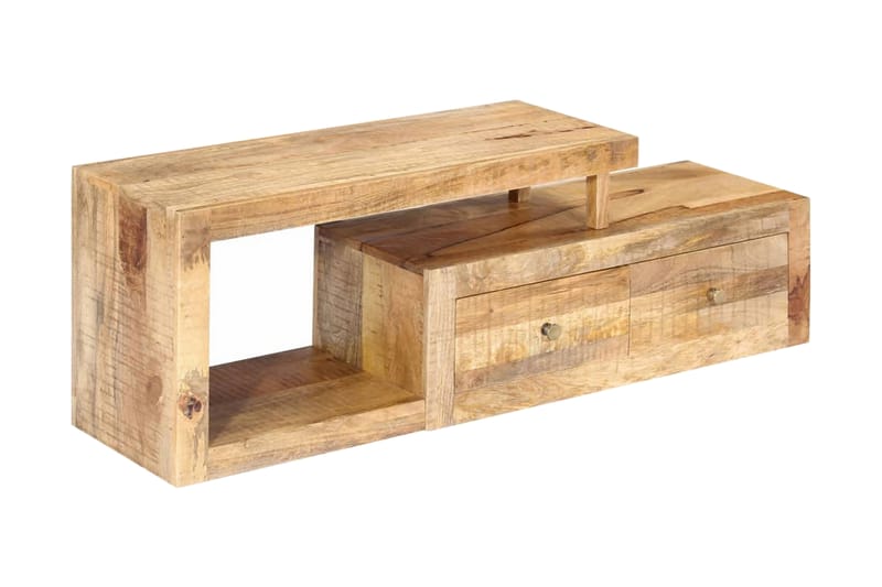 Tv-Skab 120 X 30 X 40 Cm Massivt Mangotræ - Brun - Møbler - TV borde & mediemøbler - TV-borde