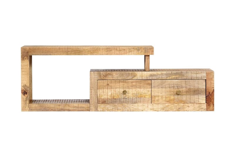 Tv-Skab 120 X 30 X 40 Cm Massivt Mangotræ - Brun - Møbler - TV borde & mediemøbler - TV-borde