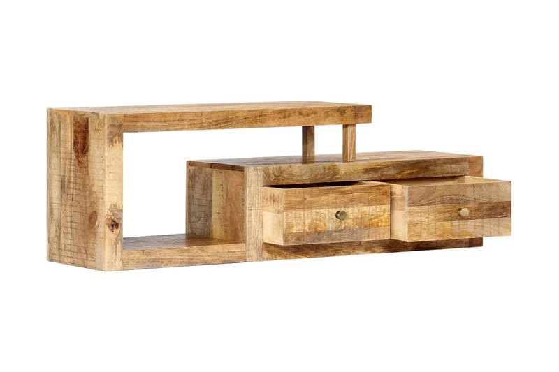 Tv-Skab 120 X 30 X 40 Cm Massivt Mangotræ - Brun - Møbler - TV borde & mediemøbler - TV-borde