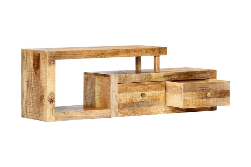 Tv-Skab 120 X 30 X 40 Cm Massivt Mangotræ - Brun - Møbler - TV borde & mediemøbler - TV-borde