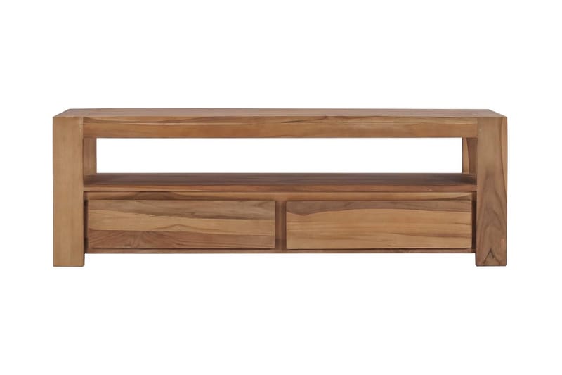 tv-skab 120 x 30 x 40 cm massivt teaktræ - Brun - Møbler - TV borde & mediemøbler - TV-borde