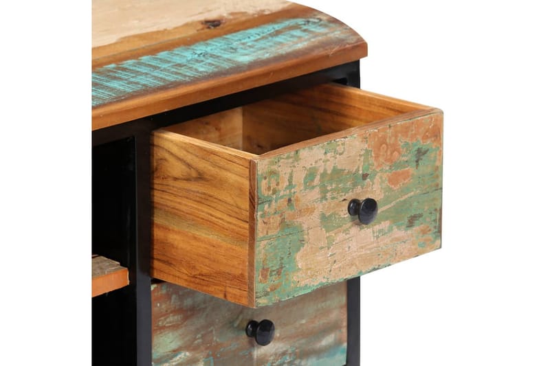 Tv-Skab 120 X 30 X 45 Cm Massivt Genanvendt Træ - Flerfarvet - Møbler - TV borde & mediemøbler - TV-borde