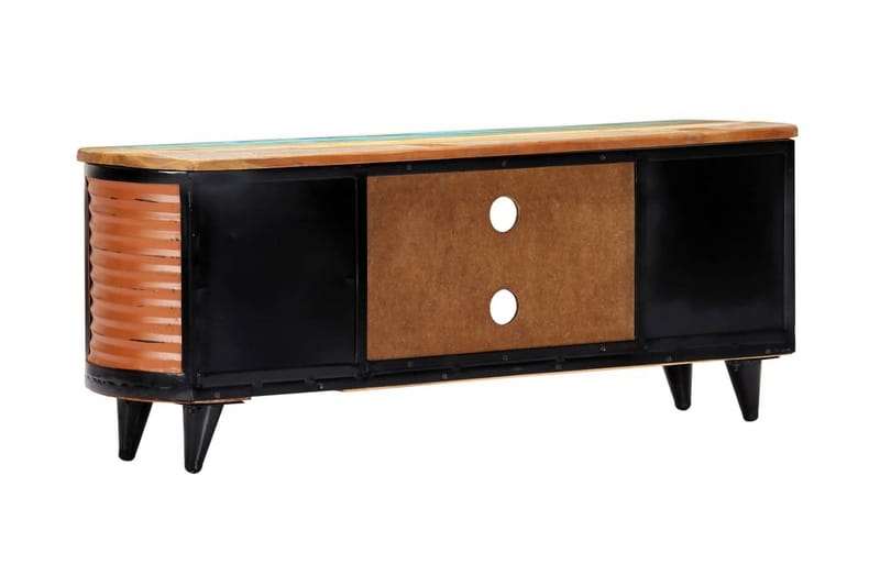 Tv-Skab 120 X 30 X 45 Cm Massivt Genanvendt Træ - Flerfarvet - Møbler - TV borde & mediemøbler - TV-borde