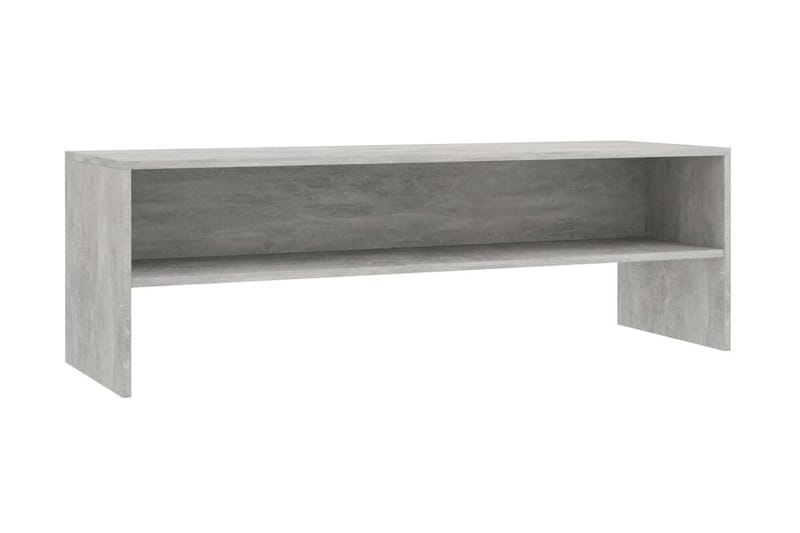 Tv-skab 120 x 40 x 40 cm spånplade betongrå - Grå - Møbler - TV borde & mediemøbler - TV-borde
