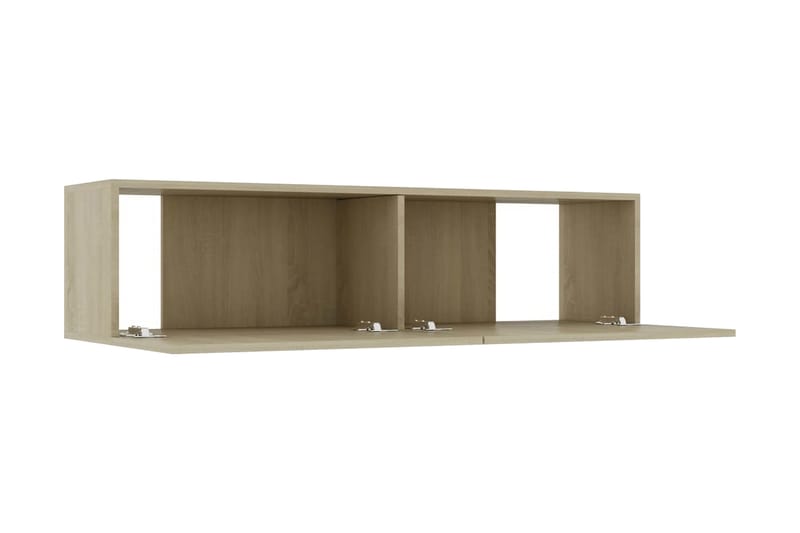 Tv-Skab 120x30x30 cm Spånplade Sonoma-Eg - Brun - TV-borde