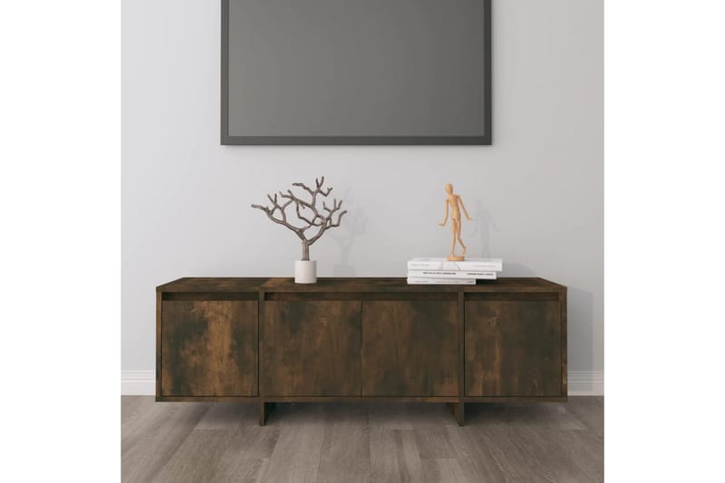 tv-skab 120x30x40,5 cm spånplade røget eg - Brun - Møbler - TV borde & mediemøbler - TV-borde