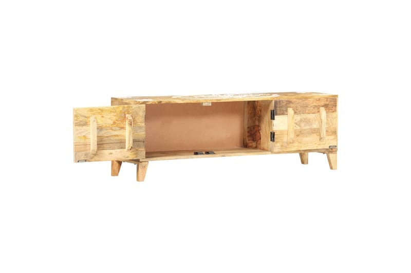 Tv-Skab 120x30x40 cm Massivt Mangotræ - Brun - Møbler - TV borde & mediemøbler - TV-borde