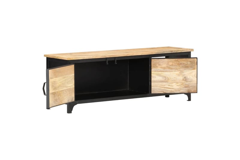 Tv-Skab 120x30x40 cm Massivt Mangotræ - Møbler - TV borde & mediemøbler - TV-borde