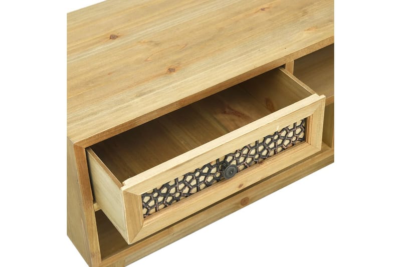 Tv-Skab 120x30x42 cm Udskåret Design Træ Brun - Møbler - TV borde & mediemøbler - TV-borde