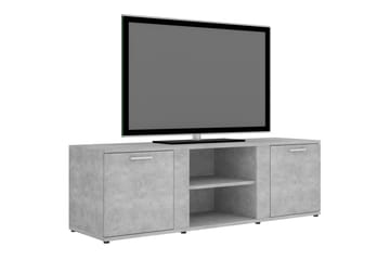 Tv-Skab 120x34x37 cm Spånplade Betongrå - Grå - Møbler - TV borde & mediemøbler - TV-borde