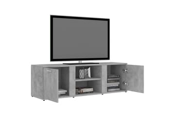 Tv-Skab 120x34x37 cm Spånplade Betongrå - Grå - Møbler - TV borde & mediemøbler - TV-borde