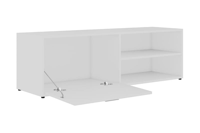 Tv-Skab 120x34x37 cm Spånplade Hvid - Hvid - Møbler - TV borde & mediemøbler - TV-borde