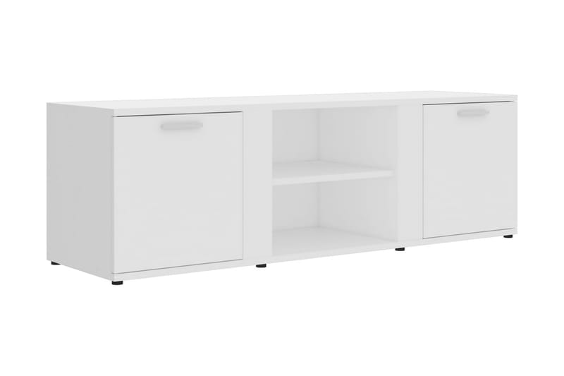 Tv-Skab 120x34x37 cm Spånplade Hvid - Hvid - Møbler - TV borde & mediemøbler - TV-borde