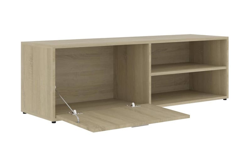 Tv-Skab 120x34x37 cm Spånplade Sonoma-Eg - Brun - TV-borde